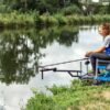 support feeder double articulation garbolino multigrip open pêche expert