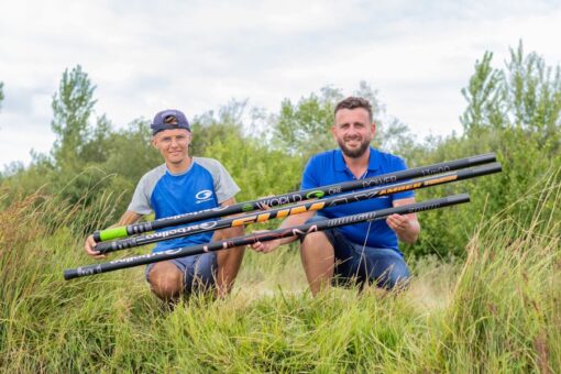 canne slimax amber carp plus + garbolino pêche expert compétition