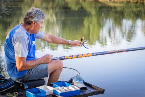 canne slimax amber carp plus + garbolino pêche expert compétition