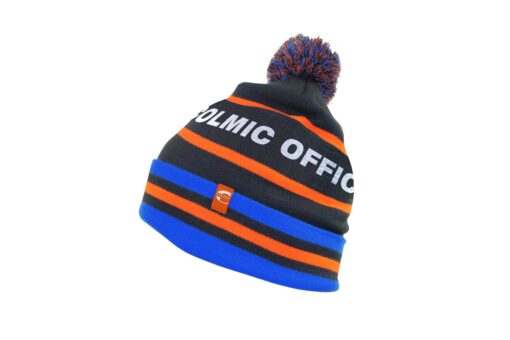 bonnet avec ponpon colmic orange bleu official team pêche expert