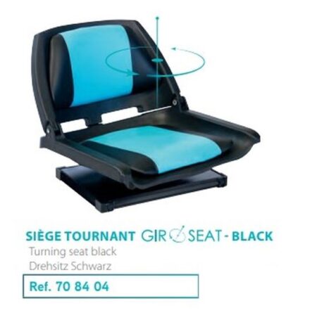 SIEGE GIROSEAT RIVE TOURNANT BLACK PECHE EXPERT