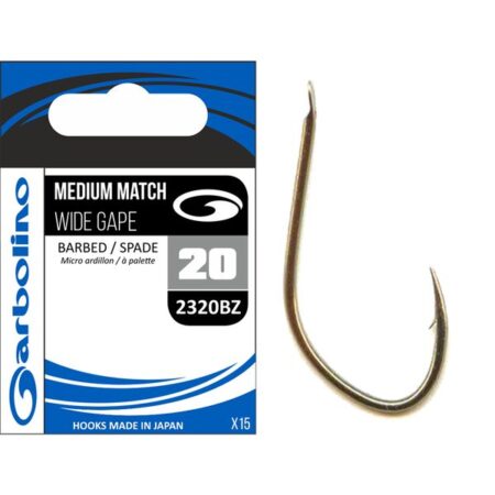 Hamecon garbolino 2320 medium match gap wide peche-expert